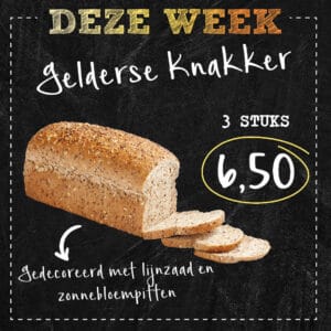 Gelderse knakker 3 stuks 6,50.