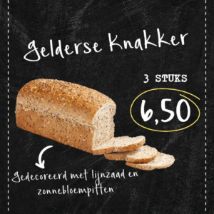 Gelderse knakker 3 stuks 6,50.