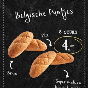 Belgische puntjes  stuks 4 euro.