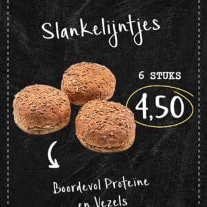 Slankelijntjes 6 stuks 4,50.